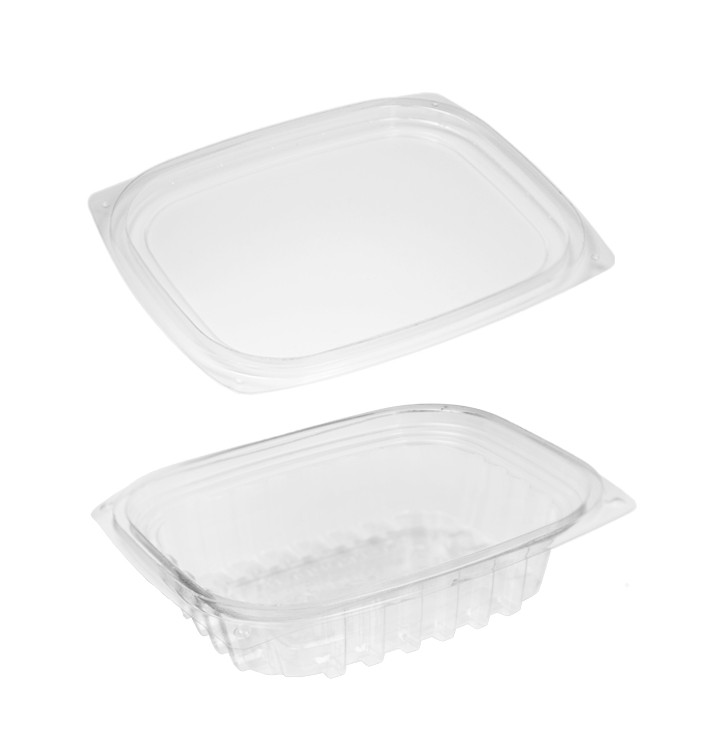 Embalagem Compostáveis PLA com Tampa 235ml (100 Uds) Embalagem Compostáveis PLA com Tampa 235ml (100 Uds)