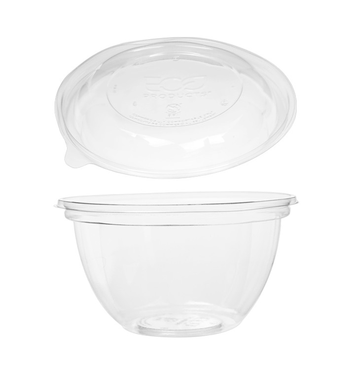 Embalagem com Tampa PLA 530ml (50 Uds) Embalagem com Tampa PLA 530ml (50 Uds)