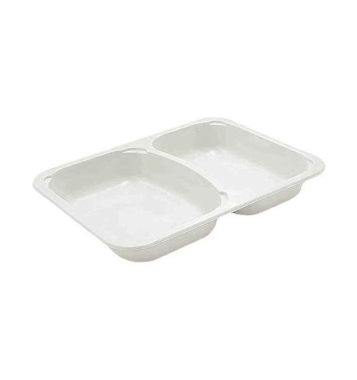 Embalagem Cana-de-açúcar PLA 2C 820ml 22,7x17,8x3,2cm (75 Uds) Embalagem Cana-de-açúcar PLA 2C 820ml 22,7x17,8x3,2cm (75 Uds)