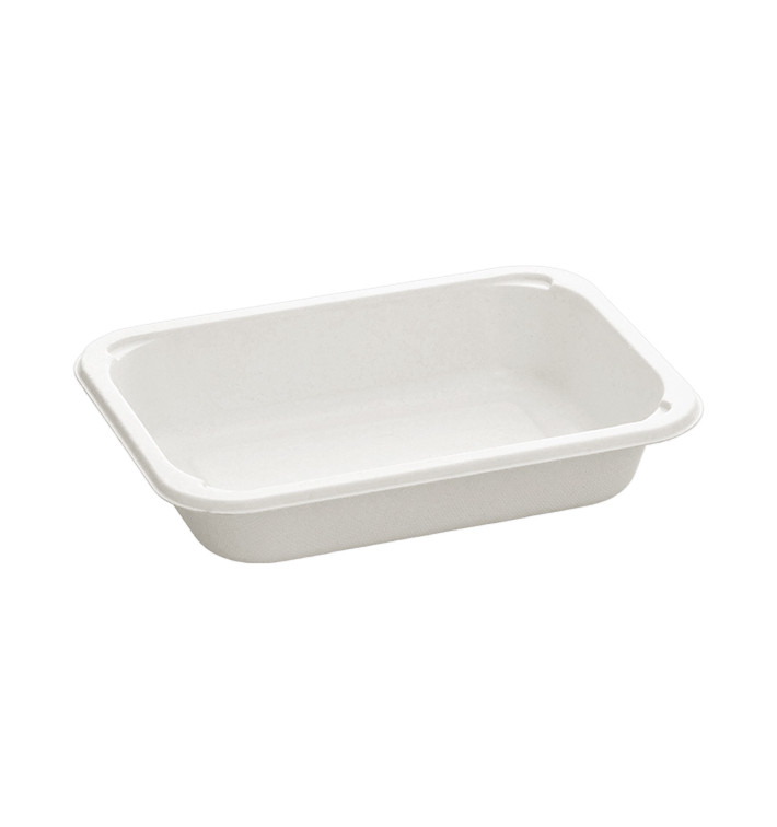 Embalagem Cana-de-açúcar PLA 580ml 18,7x13,6x3,6cm (75 Uds) Embalagem Cana-de-açúcar PLA 580ml 18,7x13,6x3,6cm (75 Uds)