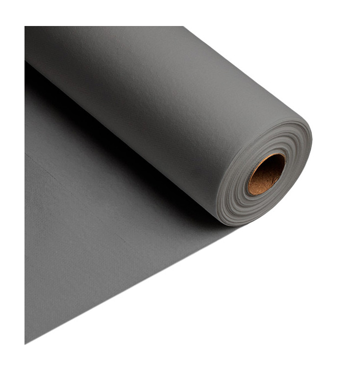 Toalha para Mesa Airlaid Cinza Pre-cortada 0,4x48m (1 Ud) Toalha para Mesa Airlaid Cinza Pre-cortada 0,4x48m (1 Ud)