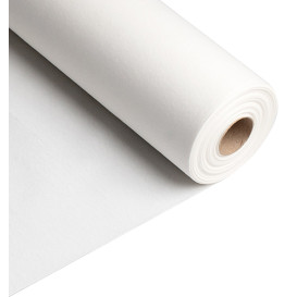 Toalha para Mesa Airlaid Branco 0,4x48m Pré cortada 30cm (1 Ud)