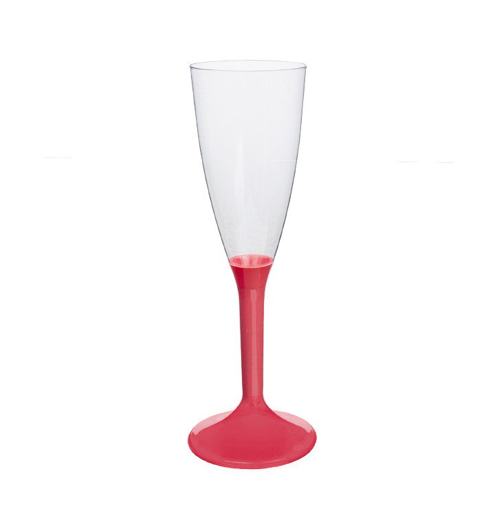 Copo PS Flute Champanhe Coral 120ml 2P (200 Uds) Copo PS Flute Champanhe Coral 120ml 2P (200 Uds)