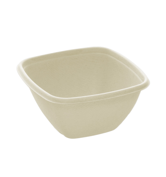 Tigela Cana-de-açúcar 500ml 130x130x60mm (50 Uds) Tigela Cana-de-açúcar 500ml 130x130x60mm (50 Uds)