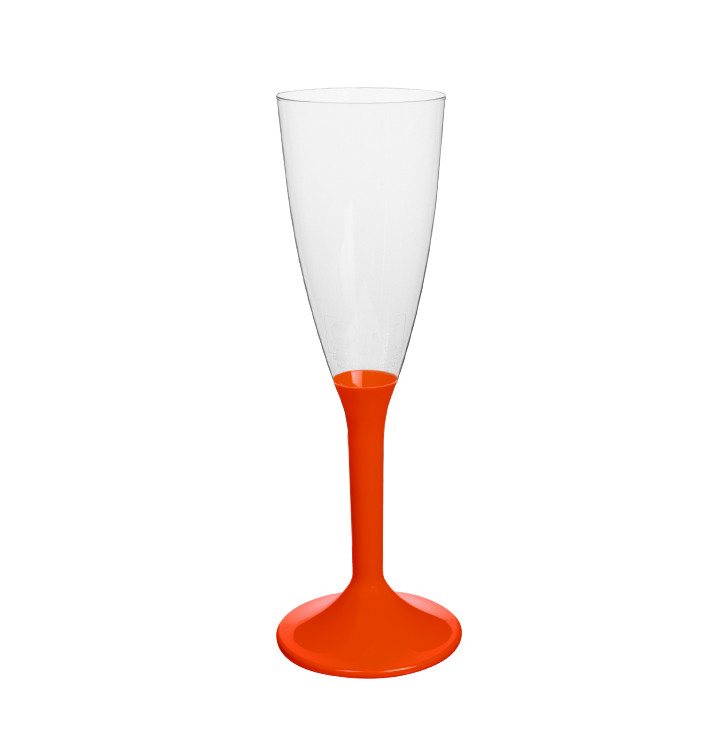 Copo PS Flute Champanhe Red 120ml 2P (200 Uds) Copo PS Flute Champanhe Red 120ml 2P (200 Uds)