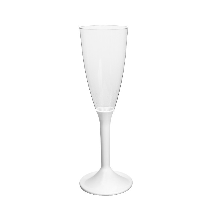 Copo PS Flute Champanhe Branco 120ml 2P (200 Uds) Copo PS Flute Champanhe Branco 120ml 2P (200 Uds)