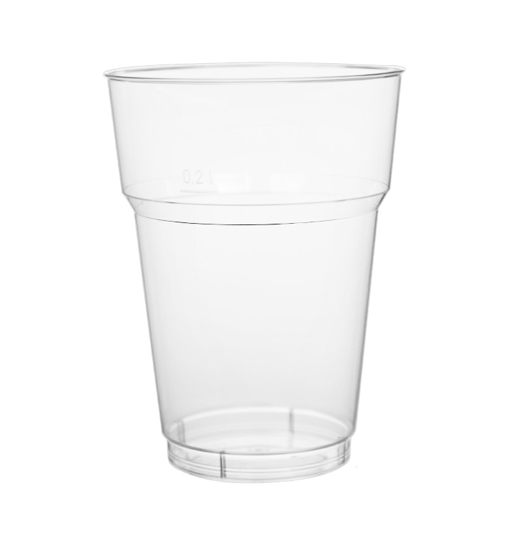 Copo de Cerveja Transparente PS 200 ml (40 Uds) Copo de Cerveja Transparente PS 200 ml (40 Uds)
