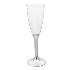 Copo PS Flute Champanhe Niquel Cromo 120ml 2P (20 Uds)