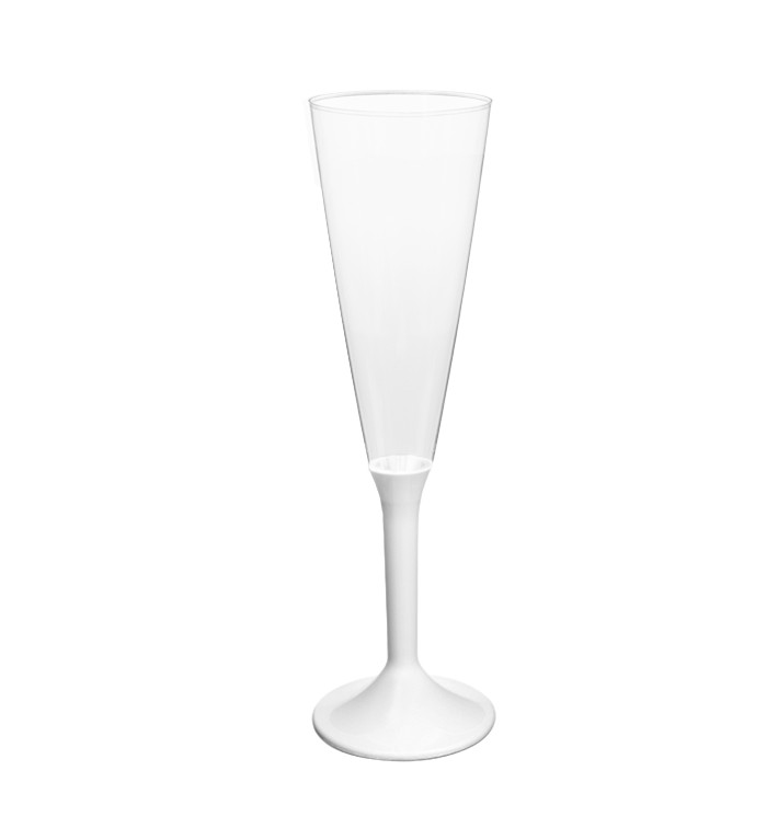 Copo PS Flute Champanhe Branco 160ml 2P (20 Uds) Copo PS Flute Champanhe Branco 160ml 2P (20 Uds)