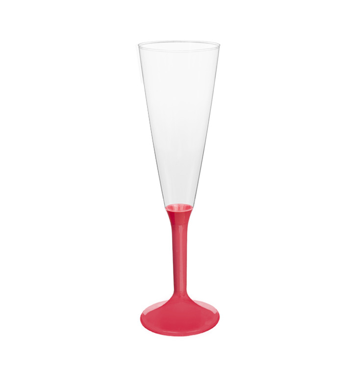 Copo PS Flute Champanhe Coral 160ml 2P (200 Uds) Copo PS Flute Champanhe Coral 160ml 2P (200 Uds)