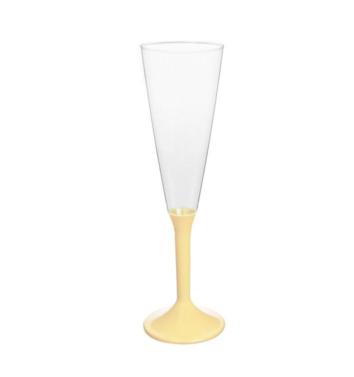Copo PS Flute Champanhe Creme 160ml 2P (20 Uds) Copo PS Flute Champanhe Creme 160ml 2P (20 Uds)