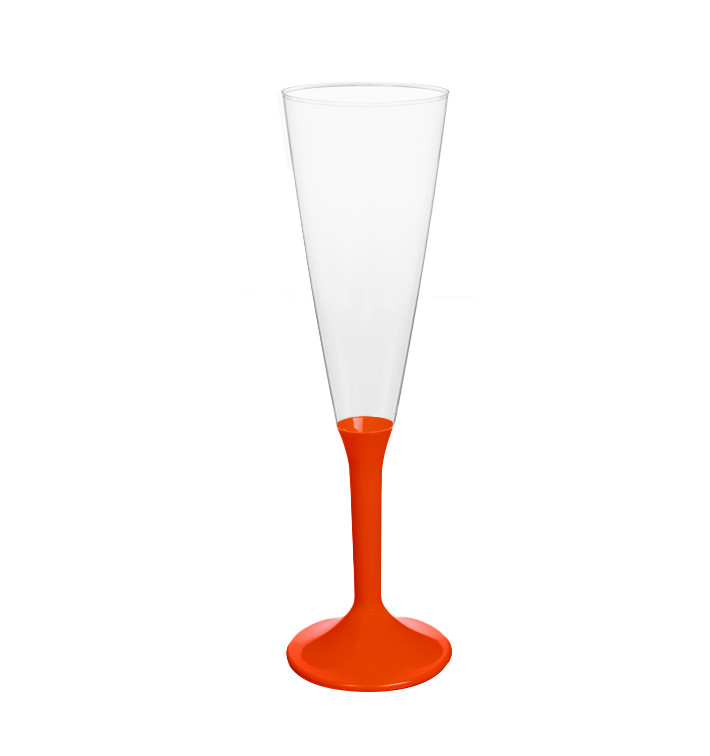 Copo PS Flute Champanhe Red 120ml 2P (200 Uds) Copo PS Flute Champanhe Red 120ml 2P (200 Uds)