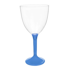 Copo PS Flute Vinho Azul Transp. 300ml 2P (200 Uds)