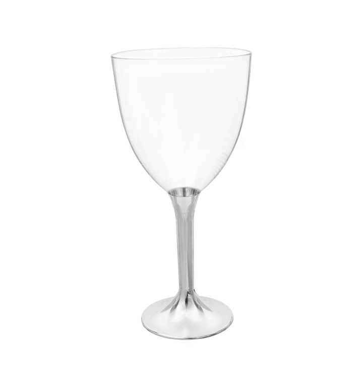 Copo PS Flute Vinho Niquel Cromo 300ml 2P (200 Uds) Copo PS Flute Vinho Niquel Cromo 300ml 2P (200 Uds)