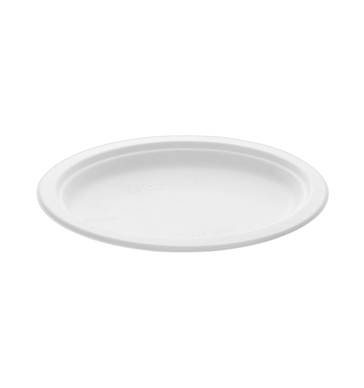 Bandeja Bio da cana-de-açúcar Branco 260x190mm (400 Uds) Bandeja Bio da cana-de-açúcar Branco 260x190mm (400 Uds)