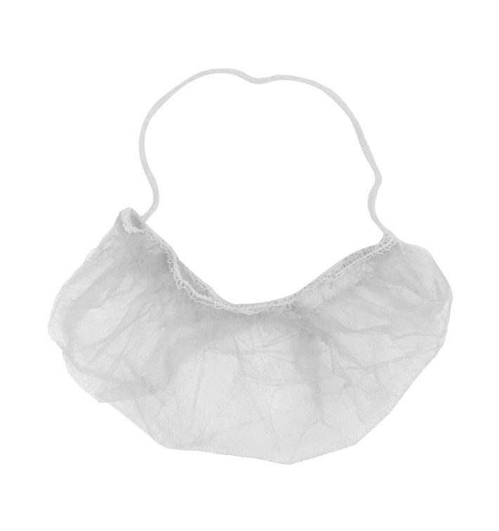 Protetor de barbas em TST polipropileno Branco (100 Uds) Protetor de barbas em TST polipropileno Branco (100 Uds)