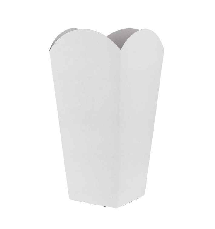 Caixa Pipocas Pequena Branca 45gr 6,5x8,5x15cm (700 Uds) Caixa Pipocas Pequena Branca 45gr 6,5x8,5x15cm (700 Uds)