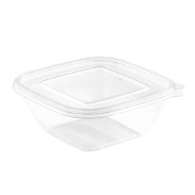 Tampa Plana de Plastico para Tigela PET 175x175mm (50 Uds)