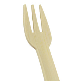 Garfo de Bambu Degustação 7,5cm (50 Uds)