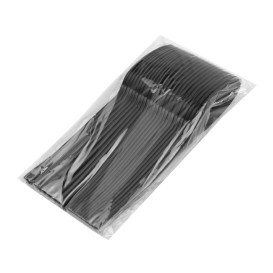 Colher Biodegradaveis CPLA Preto 16,5cm (25 Uds)