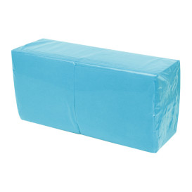 Guardanapos Papel Microdot Turquesa 20x20cm (90 Uds)