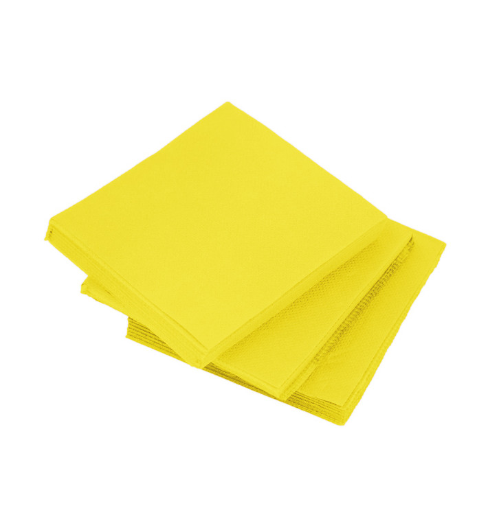 Guardanapos Papel Microdot Amarelo 20x20cm (3.240 Uds) Guardanapos Papel Microdot Amarelo 20x20cm (3.240 Uds)