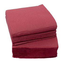 Guardanapos Papel Microdot Bordeaux 20x20cm (2400 Uds)