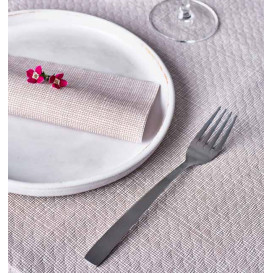 Toalha Papel Cortado Mesa 1,2x1,2m "Entre Linhas" Marron 40g/m² (300 Uds)