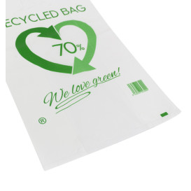 Saco Plastico 70% Reciclado 30x40cm 50µm (100 Uds)