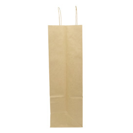 Saco Papel Kraft Hawanna Asas 100g/m² 46x16x49cm (50 Uds)