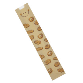 Saco de Papel Kraft Janela "Panes" 10+5x55cm (1.000 Uds)