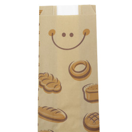 Saco de Papel Kraft Janela "Panes" 10+5x55cm (1.000 Uds)