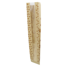Saco de Papel Kraft Janela "Panes" 10+5x55cm (1.000 Uds)