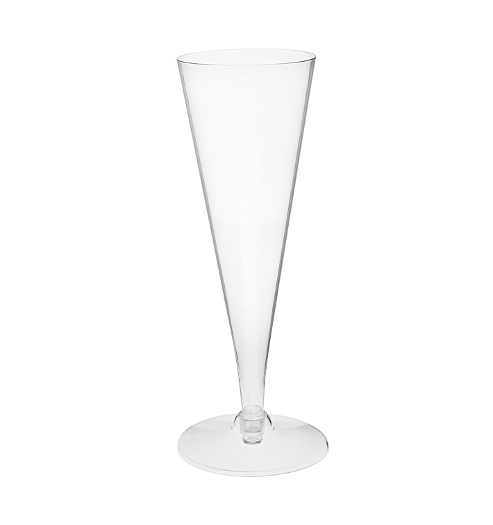 Copo Flute Reutilizável 2P PS Cava 120ml (20 Uds) Copo Flute Reutilizável 2P PS Cava 120ml (20 Uds)
