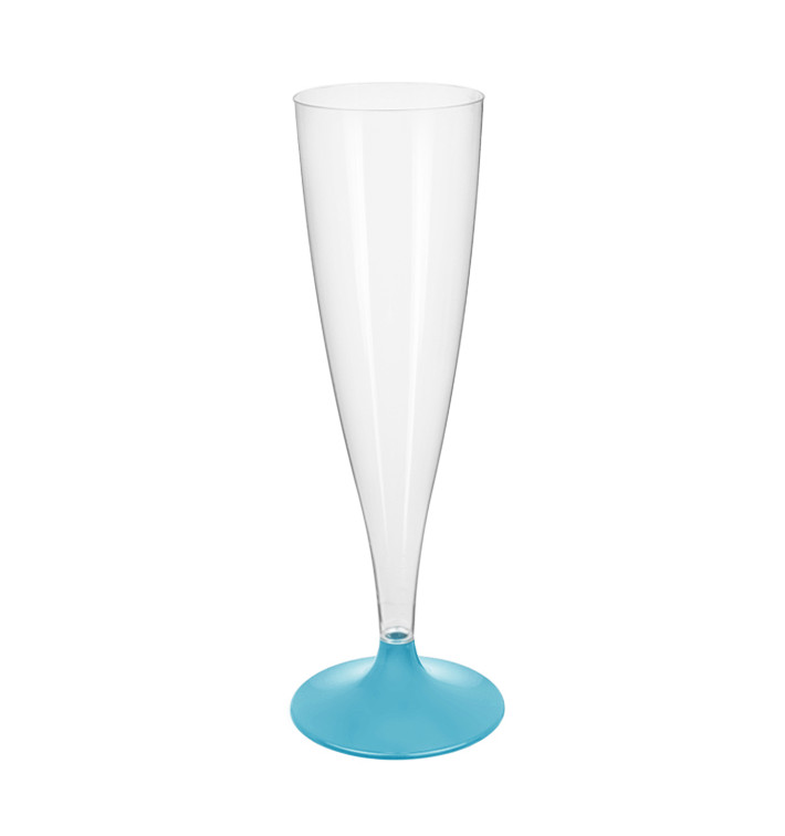 Copo PS Flute Champanhe Turquesa 140ml 2P (400 Uds) Copo PS Flute Champanhe Turquesa 140ml 2P (400 Uds)