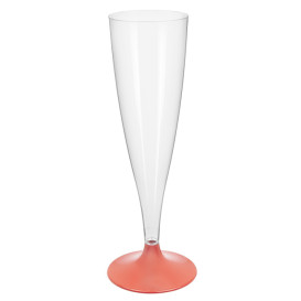 Copo PS Flute Champanhe Pêssego Perlé 140ml 2P (20 Uds)