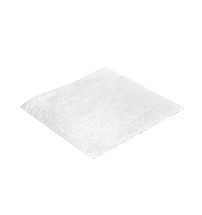Guardanapos Papel Cocktail Branco 20x20cm (6.000 Uds) Guardanapos Papel Cocktail Branco 20x20cm (6.000 Uds)
