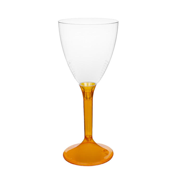 Copo PS Flute Vinho Laranja Transp. 180ml 2P (200 Uds) Copo PS Flute Vinho Laranja Transp. 180ml 2P (200 Uds)