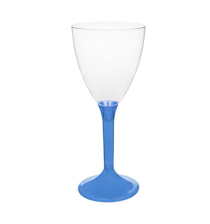Copo PS Flute Vinho Azul Transp. 180ml 2P (200 Uds) Copo PS Flute Vinho Azul Transp. 180ml 2P (200 Uds)