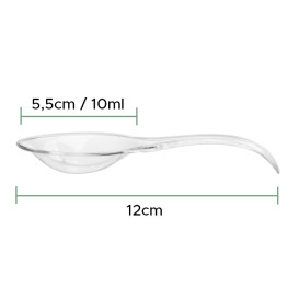Colher Degustação Single-Dose Transp. 120 mm (30 Uds)