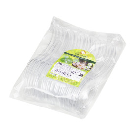 Colher Degustação Single-Dose Transp. 120 mm (30 Uds)
