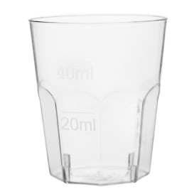 Copo Plastico para Shot Transp. PS Ø45mm 50ml (1000 Uds)