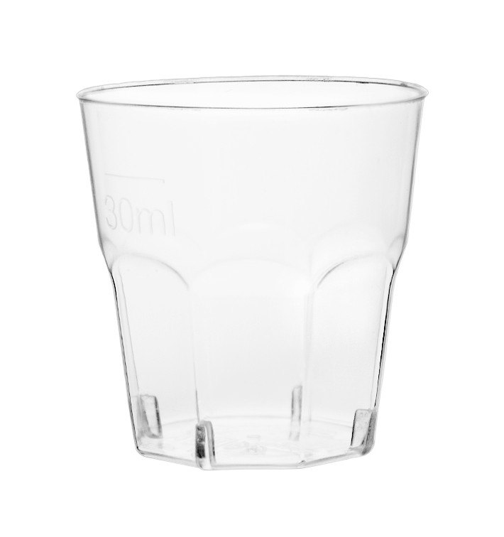 Copo Plastico para Shot Transp. PS Ø40mm 30ml (2000 Uds) Copo Plastico para Shot Transp. PS Ø40mm 30ml (2000 Uds)