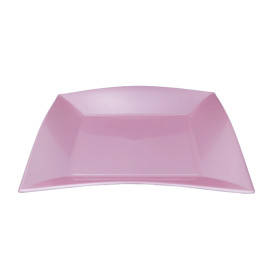 Prato Plastico Raso Violeta Nice Pearl PP 230mm (25 Uds)
