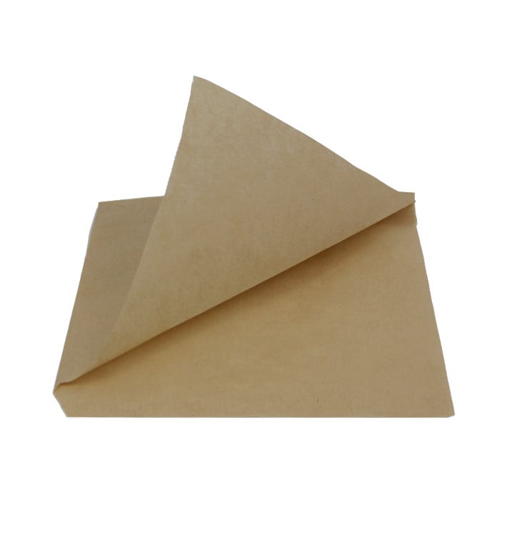 Saqueta Papel Antigordura Aberta 2L Kraft 15x15cm (3000 Uds) Saqueta Papel Antigordura Aberta 2L Kraft 15x15cm (3000 Uds)