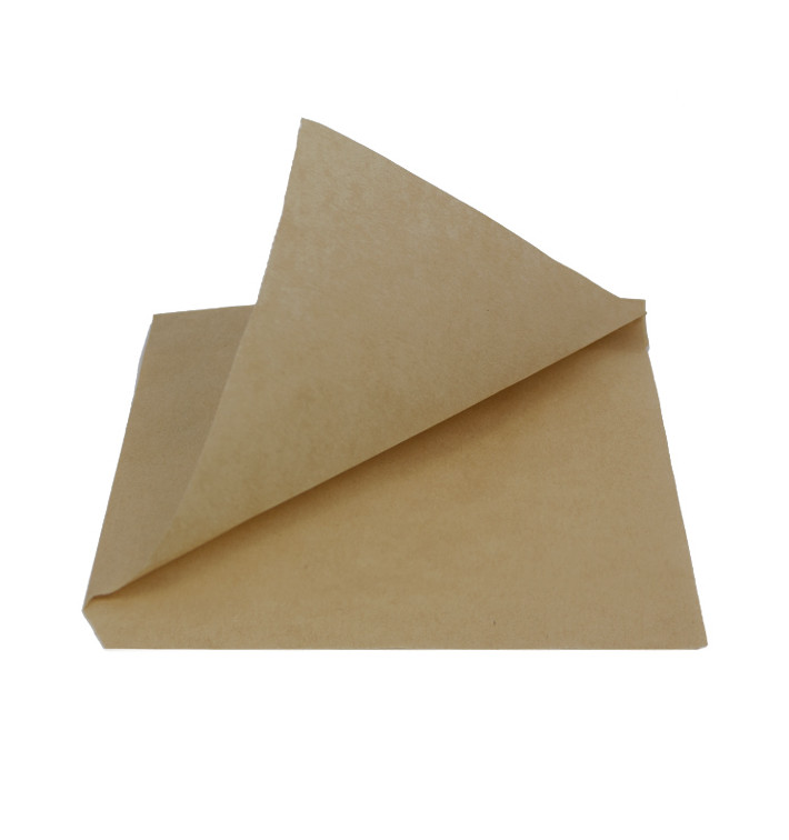 Saqueta Papel Antigordura Aberta 2L Kraft 15x15cm (250 Uds) Saqueta Papel Antigordura Aberta 2L Kraft 15x15cm (250 Uds)