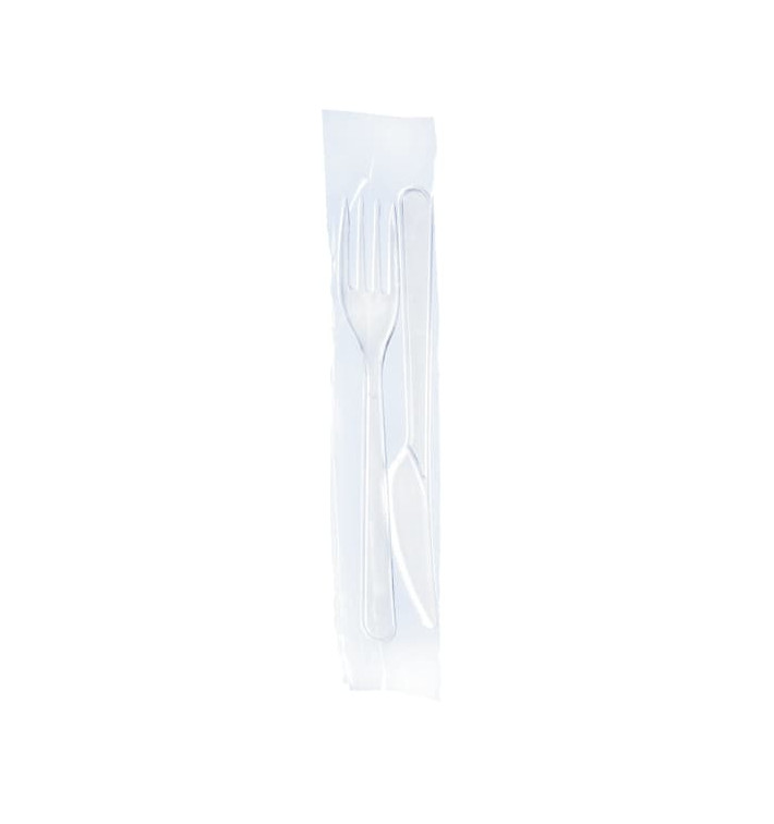 Conjunto Talheres Garfo e Faca Transparentes Conjunto Talheres Garfo e Faca Transparentes