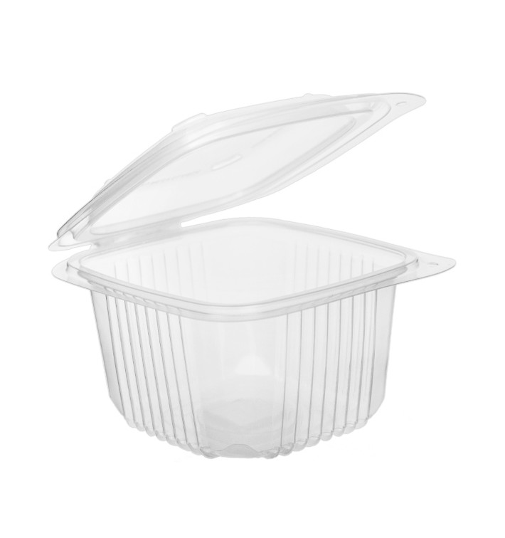 Embalagem Bisagra PP Transparente 375ml 123x114mm (900 Uds) Embalagem Bisagra PP Transparente 375ml 123x114mm (900 Uds)