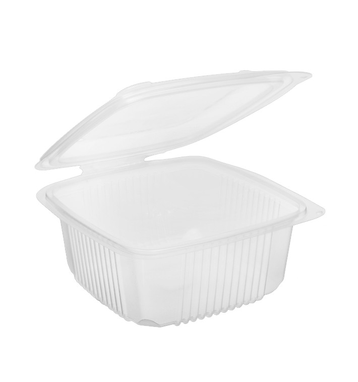 Embalagem Bisagra PP Transparente 830ml 158x155mm (50 Uds) Embalagem Bisagra PP Transparente 830ml 158x155mm (50 Uds)