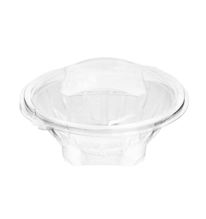 Tigela Redonda Bisagra APET Transparente 600ml Ø175mm (46 Uds) Tigela Redonda Bisagra APET Transparente 600ml Ø175mm (46 Uds)